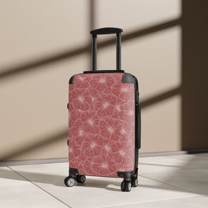 Hibiscus Cabin Suitcase (Light Pink)