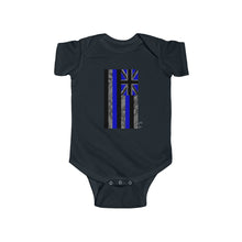 Load image into Gallery viewer, Kanaka Kollection Tribal Flag Infant Fine Jersey Bodysuit (Royal Blue)

