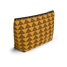 Load image into Gallery viewer, ‘Io Script Accessory Pouch w T-bottom (Yellow)
