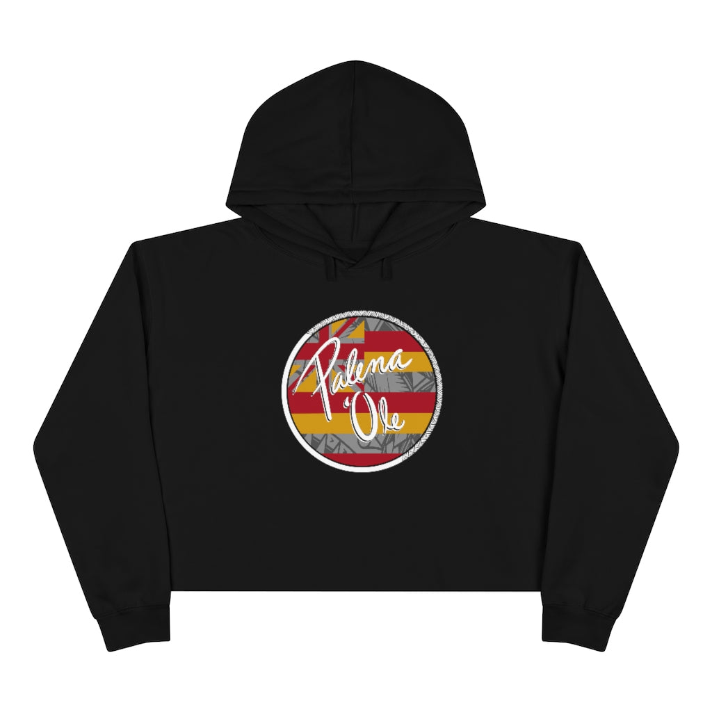 Kanaka Kollection Palena ‘Ole Flag Cropped Hoodie (Y&G)