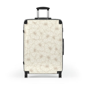 Hibiscus Suitcase (Off White)