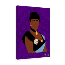 Load image into Gallery viewer, Queen Liliuokalani Canvas Gallery Wraps (Purple)

