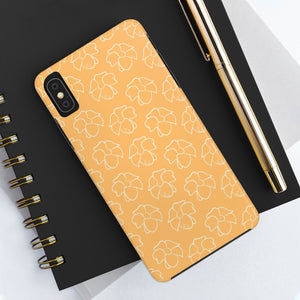 Puakenikeni Phone Case (Light Orange)
