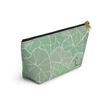 Load image into Gallery viewer, Light Kalo Script Accessory Pouch w T-bottom
