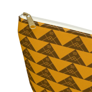 ‘Io Script Accessory Pouch w T-bottom (Yellow)