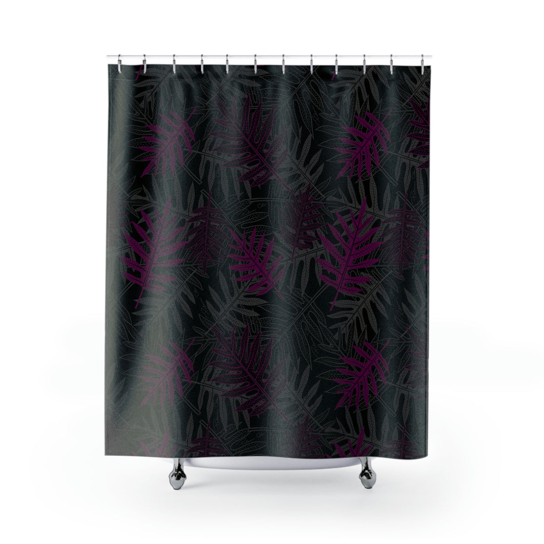 Laua’e Shower Curtain (Purple)