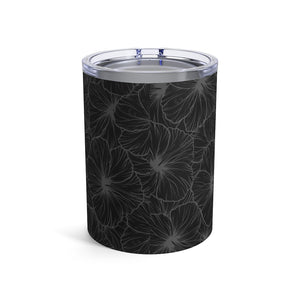 Hibiscus Tumbler Cup 10oz (Gray)