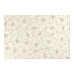 Hibiscus Area Rug (Off White)