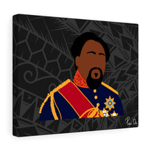 Load image into Gallery viewer, King Kamehameha V Canvas Gallery Wraps (Black)
