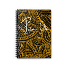 Load image into Gallery viewer, Tribal Spiral Notebook - Ruled Line (Yellow)
