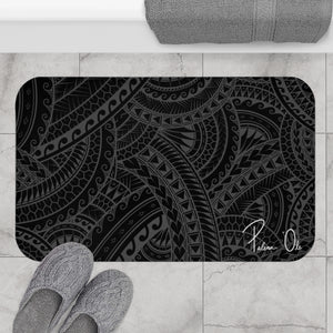Tribal Bath Mat (Gray)