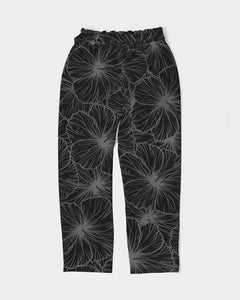 Hibiscus Women's Belted Tapered Pants (Gray)