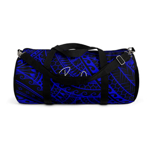 Tribal Script Duffel Bag (Royal Blue)