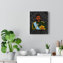 Load image into Gallery viewer, King Kalākaua Canvas Gallery Wraps (Black)
