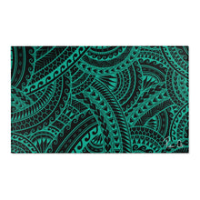 Load image into Gallery viewer, Tribal Area Rug (Teal)
