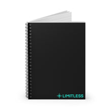 Load image into Gallery viewer, Teal LIMITLESS Spiral Notebook - Ruled Line
