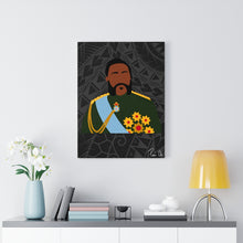 Load image into Gallery viewer, King Kalākaua Canvas Gallery Wraps (Black)
