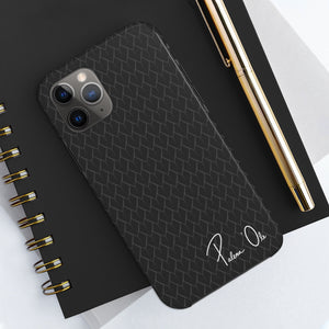 Spear Script Phone Case (Gray)