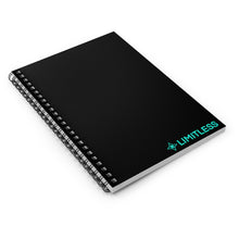 Load image into Gallery viewer, Teal LIMITLESS Spiral Notebook - Ruled Line
