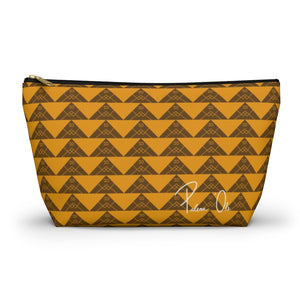 ‘Io Script Accessory Pouch w T-bottom (Yellow)
