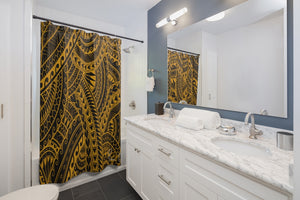 Tribal Shower Curtain (Yellow)