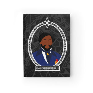 Tribal King Kamehameha III Journal - Ruled Line (Black)