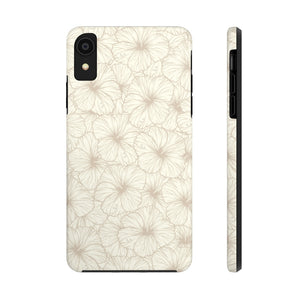 Hibiscus Phone Case (Off White)