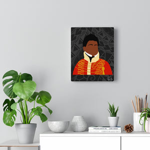 King Kamehameha II Canvas Gallery Wraps (Black)