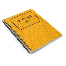 Load image into Gallery viewer, Tribal LIMITLESS Square Spiral Notebook - Ruled Line (Yellow)

