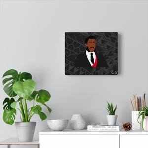 King Lunalilo Canvas Gallery Wraps (Black)