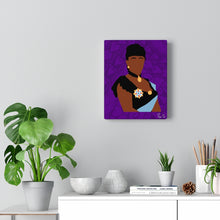 Load image into Gallery viewer, Queen Liliuokalani Canvas Gallery Wraps (Purple)
