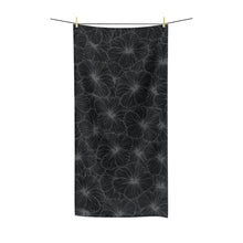 Load image into Gallery viewer, Hibiscus Polycotton Towel (Gray)
