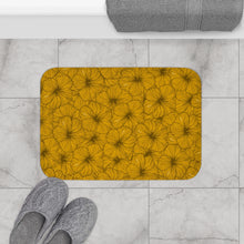 Load image into Gallery viewer, Hibiscus Bath Mat (Yellow)
