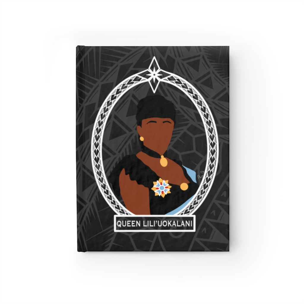 Tribal Queen Liliuokalani Journal - Ruled Line (Black)