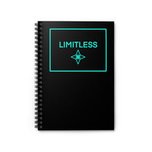 Load image into Gallery viewer, Teal LIMITLESS Square Spiral Notebook - Ruled Line
