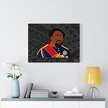 Load image into Gallery viewer, King Kamehameha V Canvas Gallery Wraps (Black)
