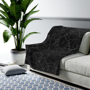 Dark Kalo Velveteen Plush Blanket