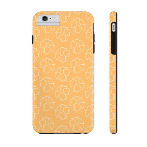 Puakenikeni Phone Case (Light Orange)
