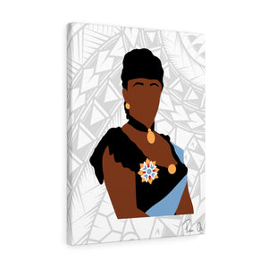 Queen Liliuokalani Canvas Gallery Wraps (White)