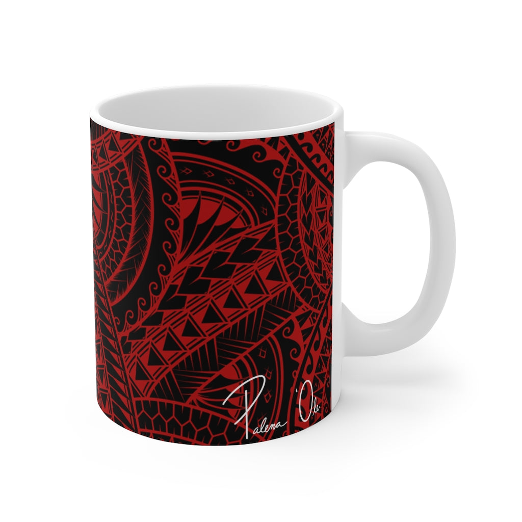 Tribal Graphic Mug 11oz (Red)