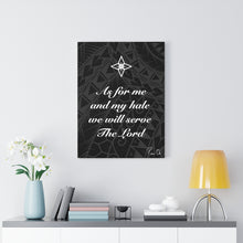 Load image into Gallery viewer, Scripture Canvas Gallery Wraps (Black)
