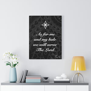 Scripture Canvas Gallery Wraps (Black)