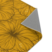 Load image into Gallery viewer, Hibiscus Area Rug (Yellow)
