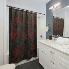 Load image into Gallery viewer, Laua’e Shower Curtain (Red)
