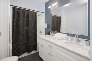 Dark Kalo Shower Curtain