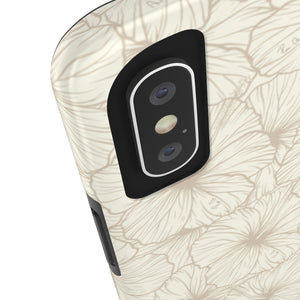 Hibiscus Phone Case (Off White)