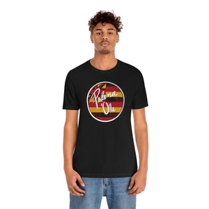 Kanaka Kollection Palena ‘Ole Flag Unisex Jersey Short Sleeve Tee (Red)
