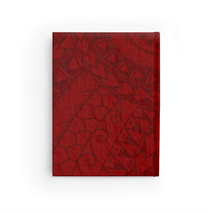 Tribal King Kamehameha II Journal - Ruled Line (Red)