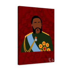 King Kalākaua Canvas Gallery Wraps (Red)