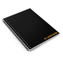Load image into Gallery viewer, Yellow LIMITLESS Spiral Notebook - Ruled Line
